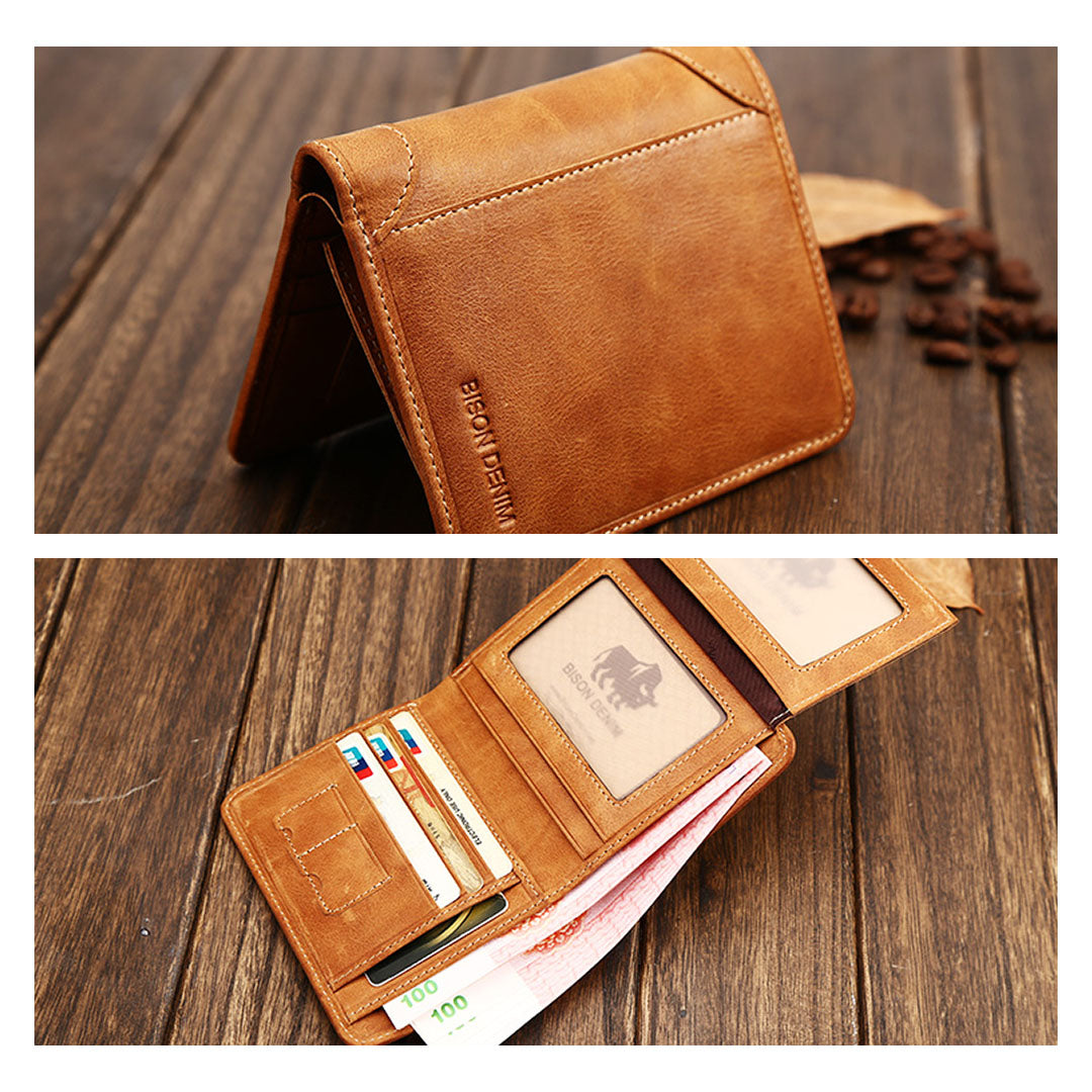 Men's Wallet in Genuine Leather Vintage